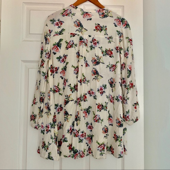 Umgee floral long sleeve tunic - Picture 5 of 5